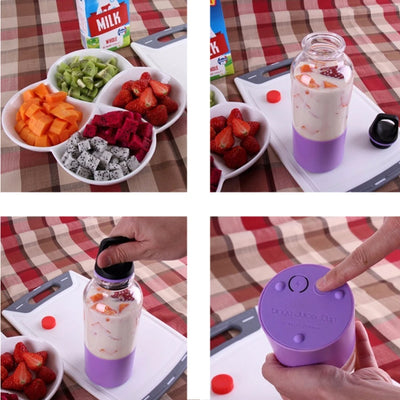 500ml Electric Juicer Cup Mini Portable USB Rechargeable Juicer Blender Maker Shaker Squeezers Fruit Orange Juice Extractor