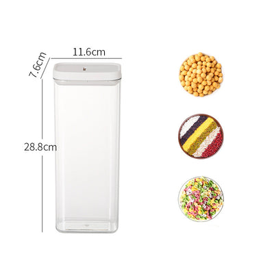 Kitchen Household Whole Grains Transparent Fresh-Keeping Sealed Can Not Broken Food Snack Bottle Storage Jar