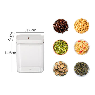 Kitchen Household Whole Grains Transparent Fresh-Keeping Sealed Can Not Broken Food Snack Bottle Storage Jar