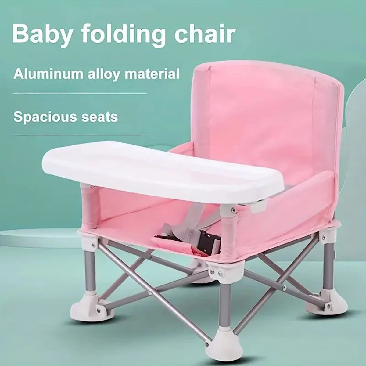 Children's dining chair portable foldable baby dining chair baby dining table small chair baby eating out folding