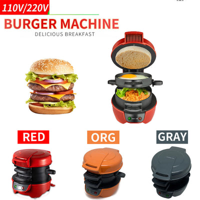 110V Burger Maker Sandwich maker Home Breakfast maker Omelette toaster Burger Mak er sells across borders