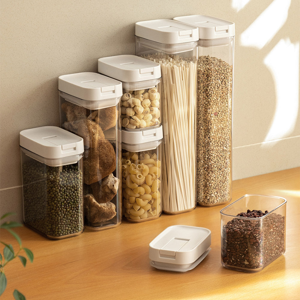 Kitchen Household Whole Grains Transparent Fresh-Keeping Sealed Can Not Broken Food Snack Bottle Storage Jar