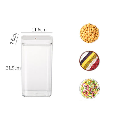 Kitchen Household Whole Grains Transparent Fresh-Keeping Sealed Can Not Broken Food Snack Bottle Storage Jar